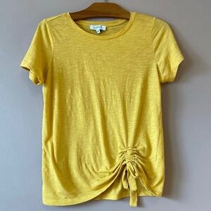 mySTYLE Women’s Yellow Short Sleeve Top